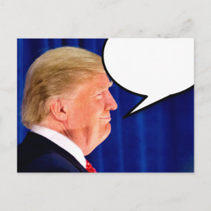 Senden Sie Ihre eigene Nachricht #TheIdesOfTrump P Postkarte