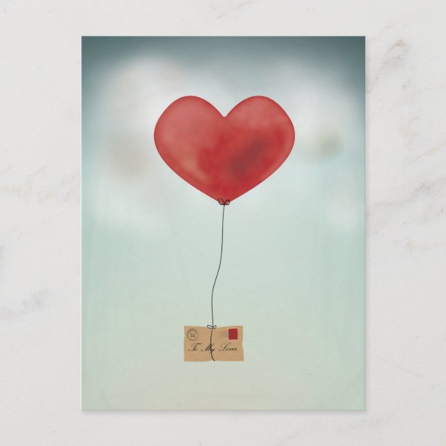 Senden Sie Ihre Liebe. Postkarte (Vorderseite)