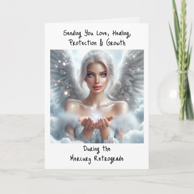 Senden Sie Ihre Liebe während des Merkur-Retrograd Karte (Vorderseite)
