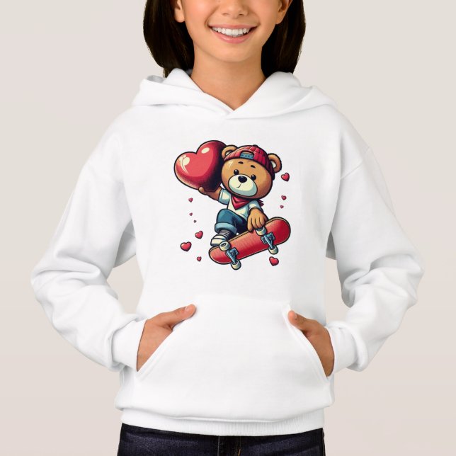 Senden Sie mir meine Liebe Hoodie (Vorderseite)