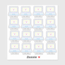 Senden von E-Mail-Laptop