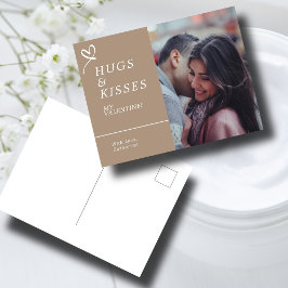 Senden von Hugs & Kisses mit benutzerdefinierten F Postkarte