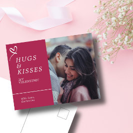 Senden von Hugs & Kisses mit benutzerdefinierten F Postkarte