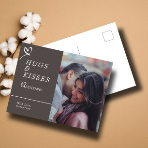 Senden von Hugs & Kisses mit benutzerdefinierten F Postkarte