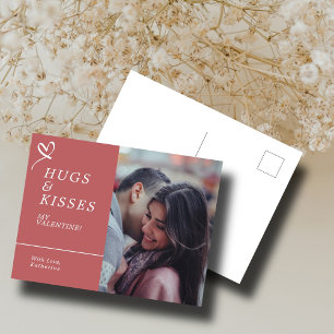 Senden von Hugs & Kisses mit benutzerdefinierten F Postkarte