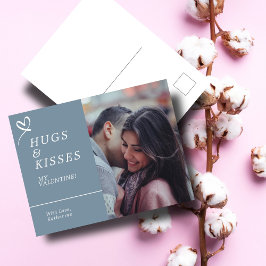 Senden von Hugs & Kisses mit benutzerdefinierten F Postkarte