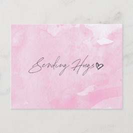 Senden von Hugs Postkarte