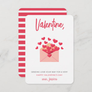 Senden von Liebe Ihren Way Kids Valentinstag Mitteilungskarte