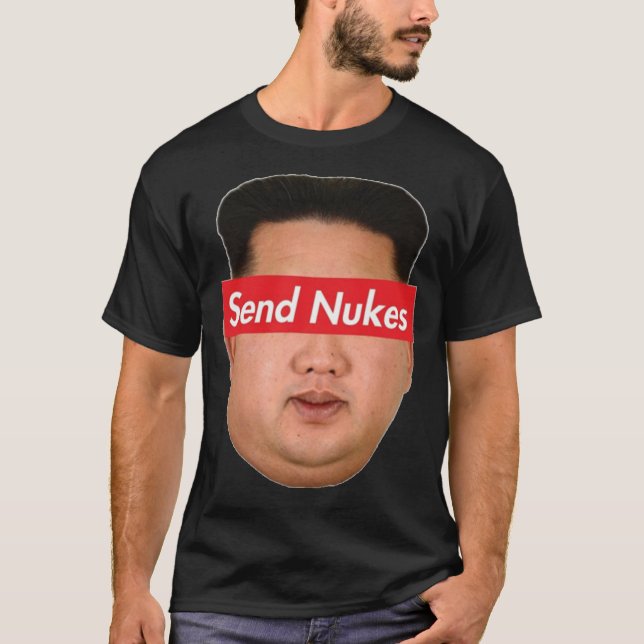 Senden von Nukes Kim Jong Un Meme Classic T - Shir T-Shirt (Vorderseite)