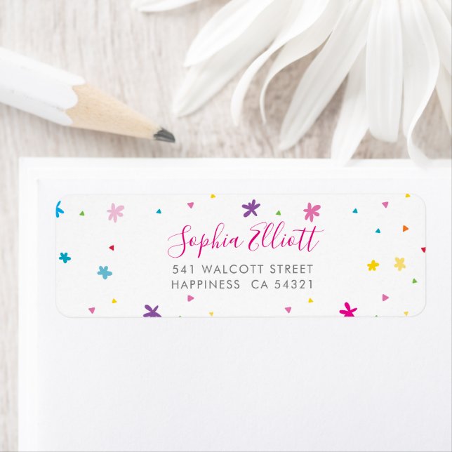 SENDER ADDRESS hübsche, leuchtende Farben whimsisi (Insitu)