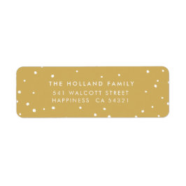 SENDER ADDRESS niedliche moderne Schneeflocken Alt