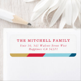 SENDER modernes geometrisch-rotes Gold mit minimal