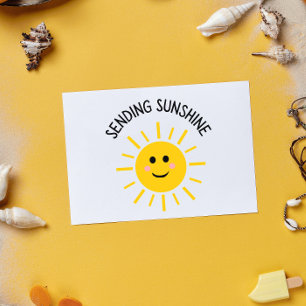 Sending Sunshine Folded Greeting Card Karte