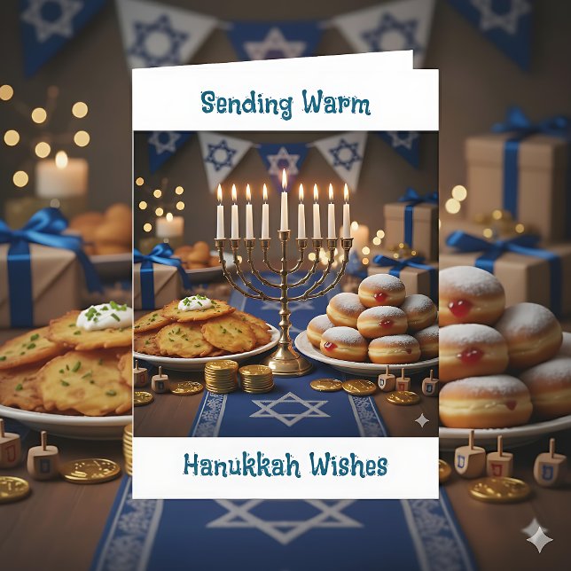 Sending warm Hanukkah Wishes Karte (Von Creator hochgeladen)