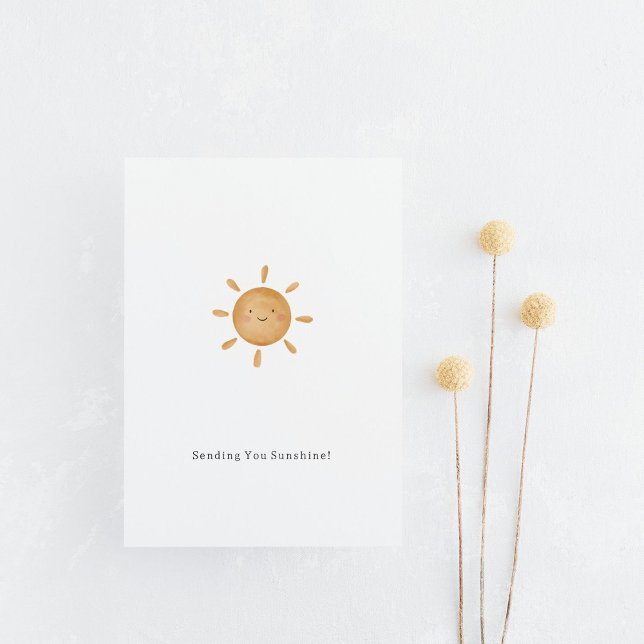 Sending You Sunshine Card Postkarte (Von Creator hochgeladen)