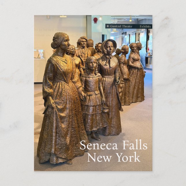 Seneca Falls New York Postkarte (Vorderseite)