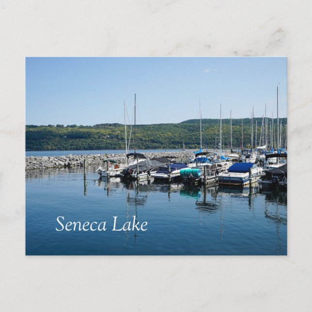 Seneca Lake in New York Postkarte (Vorderseite)