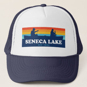 Seneca Lake New York Canoe Truckerkappe