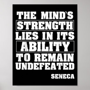 Seneca Motivierend Zitat Stoische Philosophie Stoi Poster