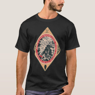 Seneca Native Amerikanische Ureinwohner Brave Stro T-Shirt
