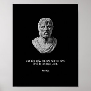 Seneca Poster - Stoische Philosophie