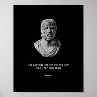 Seneca Poster - Stoische Philosophie