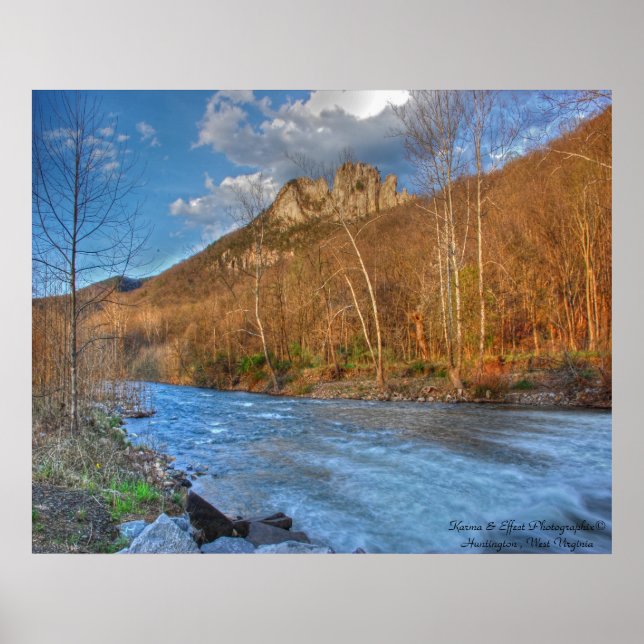 Seneca Rocks HDR. Poster (Vorne)
