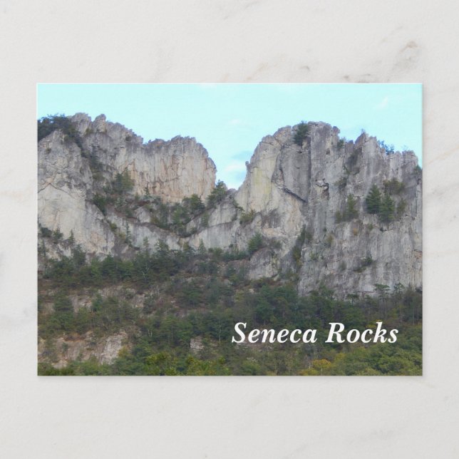 Seneca Rocks Postkarte (Vorderseite)
