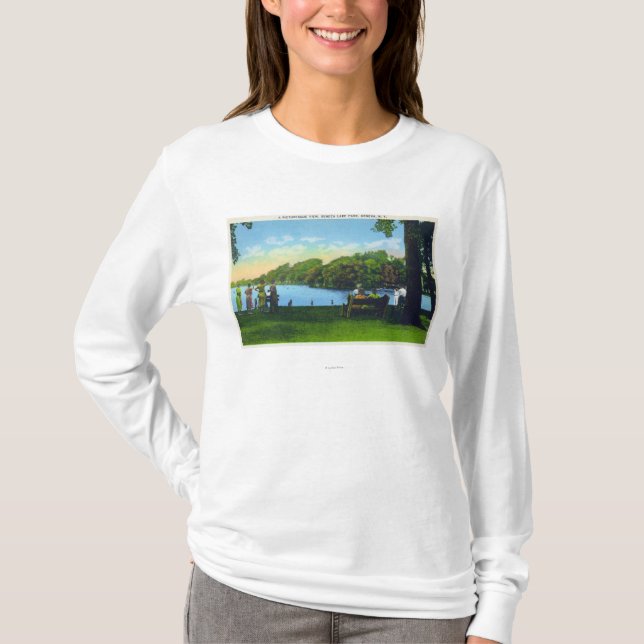 Seneca See-Park-Szene T-Shirt (Vorderseite)