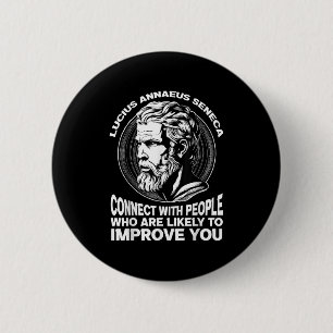 Seneca Stoic Philosopher Motivierend Selbst verbes Button