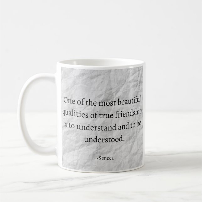 Seneca Stoic Quote Tasse (Links)