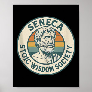 Seneca Stoic Wisdom Society Pank Poster
