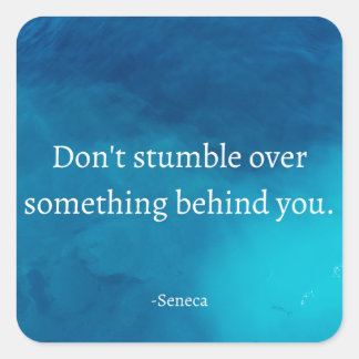 Seneca Stoiker Zitat Aufkleber