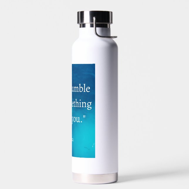 Seneca: Vorwärts fokussieren, nicht auf Vergangenh Trinkflasche (Links)