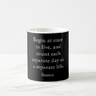 Seneca Zitat - Kaffee-Tasse Tasse