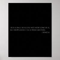 Seneca Zitat zum Leben - Altes Rom - Stoiker Philo