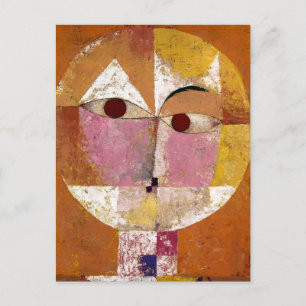 Senecio (Baldgreis) (1922) von Paul Klee Postkarte