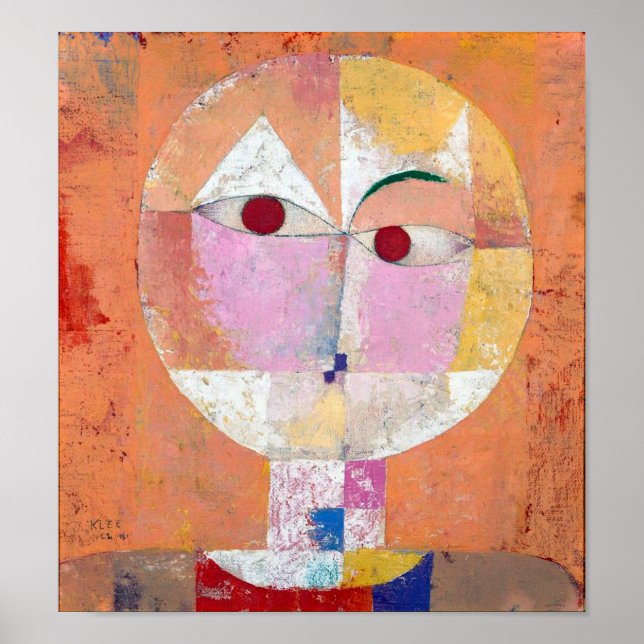 Senecio, Paul Klee Poster (Vorne)