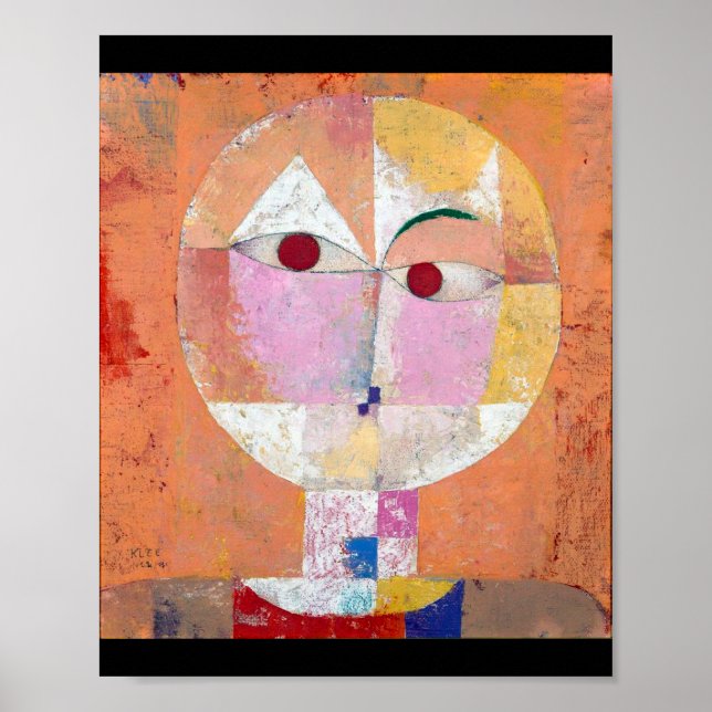 Senecio, Paul Klee Poster (Vorne)