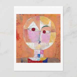 Senecio, Paul Klee Postkarte