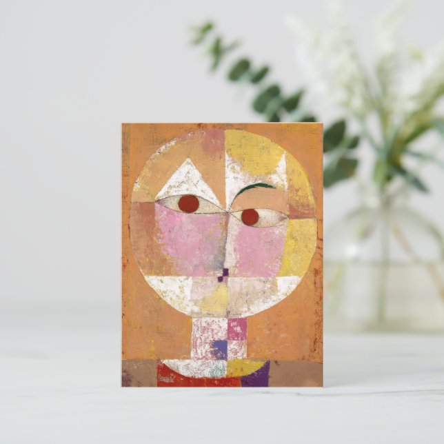 Senecio | Paul Klee | Postkarte (Stehend Vorderseite)