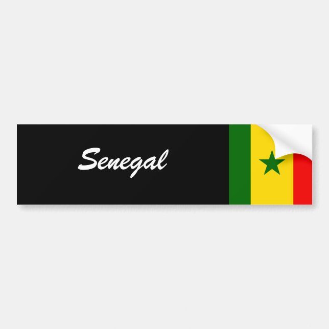 Senegal Autoaufkleber (Vorne)