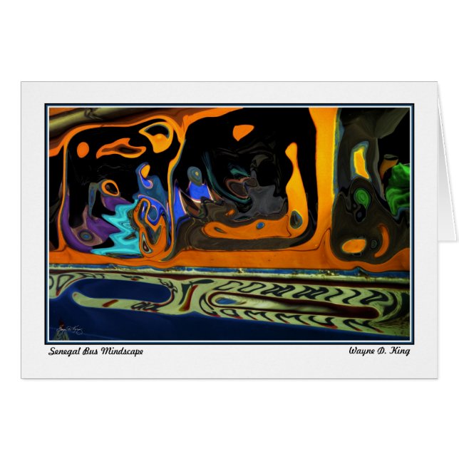 Senegal-Bus Misdscape (Vorderseite (Horizontal))