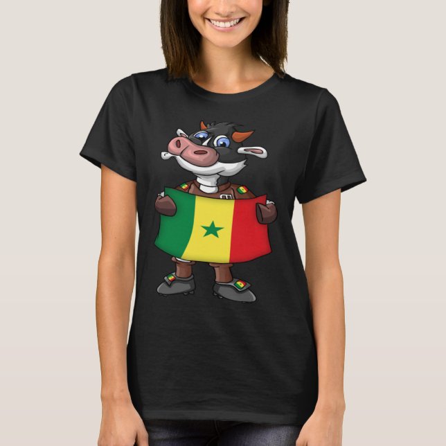 Senegal Cow Fan T-Shirt (Vorderseite)