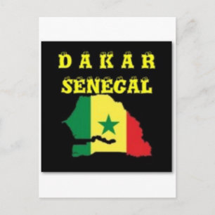 SENEGAL (DAKAR) KARTE T - SHIRT UND ETC