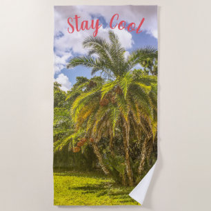 Senegal Date Palm Beach Handtuch