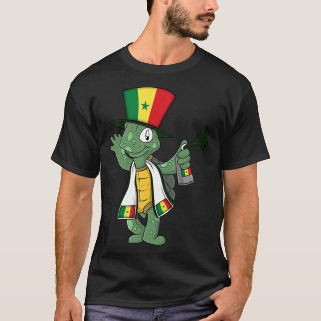 Senegal Fan Tortoise T-Shirt (Vorderseite)