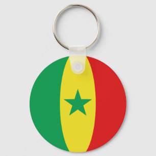 Senegal Fisheye Flag Schlüsselanhänger