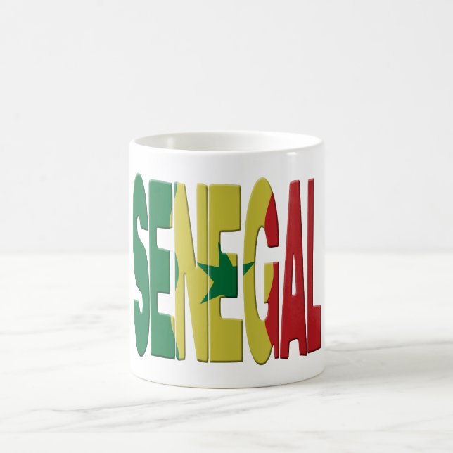 Senegal flag kaffeetasse (Mittel)