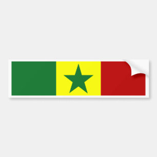 Senegal-Flagge Autoaufkleber